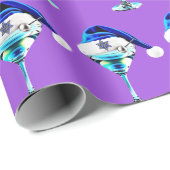 Hanukkah Martini Cadeaupapier (Rol Hoek)