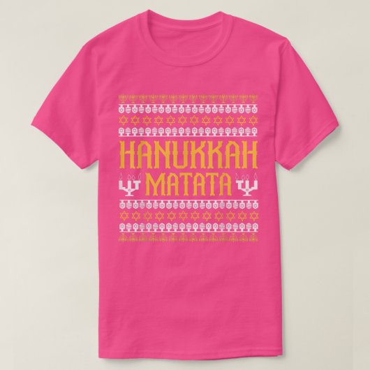 Hanukkah Matata T-shirt (Design voorkant)