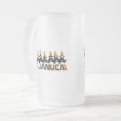 Hanukkah Matglas Bierpul (Voorkant links)