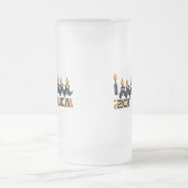 Hanukkah Matglas Bierpul (Center)