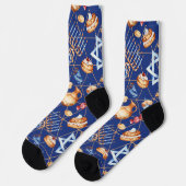 Hanukkah Menora Driehoek Sokken (Links)
