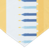 Hanukkah Menorah Blue en Gold Tafelkleed (Gekanteld)