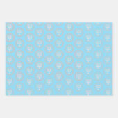 Hanukkah Menorah Blue Oy naar het World Holiday Pa Inpakpapier Vel (Voorkant 2)