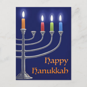 "Hanukkah Menorah." Briefkaart