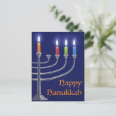 "Hanukkah Menorah." Briefkaart (Staand voorkant)
