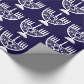 Hanukkah Menorah Cadeaupapier (Hoek)