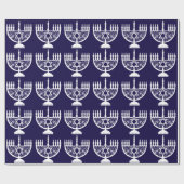 Hanukkah Menorah Cadeaupapier (Vlak)