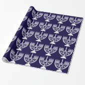 Hanukkah Menorah Cadeaupapier (Uitgerold)
