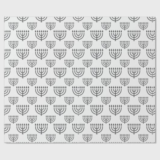 Hanukkah Menorah Cadeaupapier (Vlak)