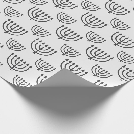 Hanukkah Menorah Cadeaupapier (Hoek)