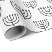 Hanukkah Menorah Cadeaupapier (Rol Hoek)