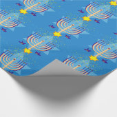 hanukkah menorah cadeaupapier (Hoek)