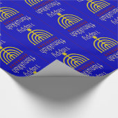 Hanukkah Menorah Cadeaupapier (Hoek)