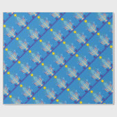 hanukkah menorah cadeaupapier (Vlak)