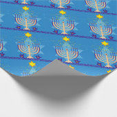 hanukkah menorah cadeaupapier (Hoek)