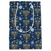 Hanukkah Menorah Cadeautas (Voorkant)