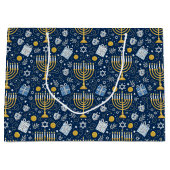 Hanukkah Menorah Cadeautas (Voorkant)