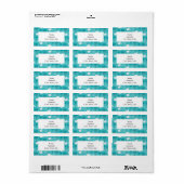 Hanukkah Menorah Dove Star Etiket (Full Sheet)