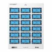 Hanukkah Menorah Dove Star Etiket (Full Sheet)