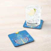 hanukkah menorah drankjes onderzetter (Rechterzijde)