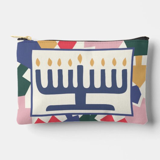 Hanukkah Menorah Dreidels Game Etui (Voorkant)