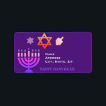Hanukkah Menorah en Dreidels Etiket<br><div class="desc">.Viel acht dagen en acht nachten van het festival van Lichten met Hanoekakaarten en geschenken. Het festival van de lichten is hier. Licht de menorah aan, speel met het droesdel en feast op latkes en sufganiyots. Viel de geest van Hanukkah met vrienden, familie en geliefden om hen Happy Hanukkah te...</div>