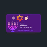 Hanukkah Menorah en Dreidels Etiket<br><div class="desc">.Viel acht dagen en acht nachten van het festival van Lichten met Hanoekakaarten en geschenken. Het festival van de lichten is hier. Licht de menorah aan, speel met het droesdel en feast op latkes en sufganiyots. Viel de geest van Hanukkah met vrienden, familie en geliefden om hen Happy Hanukkah te...</div>