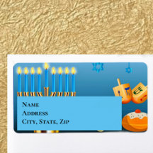 Hanukkah Menorah en Dreidels