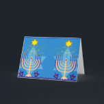 hanukkah menorah feestdagen kaart<br><div class="desc">"hanukkah menorah", "happy hanukkah", menorah, "star of david", "chanukah jewish", Hanukkah, "jewish feestdagen", "chanukah, hannukah, chanukkah channuka, channukah, chanukkah, hannuka, hebrew, jew, , judaism, judaora, judaha ica, </div>