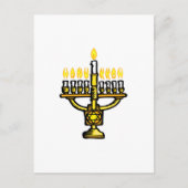 Hanukkah Menorah Feestdagenkaart (Voorkant)