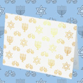 Hanukkah Menorah Folie Kaart