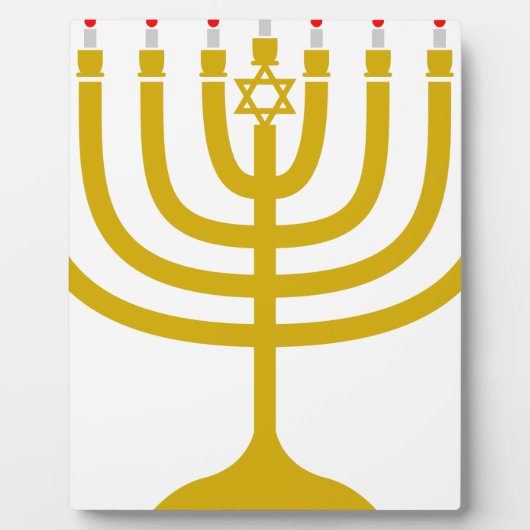 Hanukkah Menorah Fotoplaat (Voorkant)