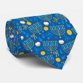 Hanukkah Menorah Halseband Stropdas (Opgerold)