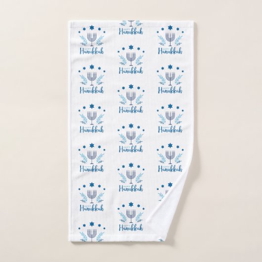 Hanukkah menorah handdoek (Handdoek)