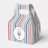 Hanukkah Menorah Holiday Favor Box Bedankdoosjes (Achterkant)