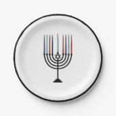 Hanukkah Menorah Holiday Paper Bord (Voorkant)