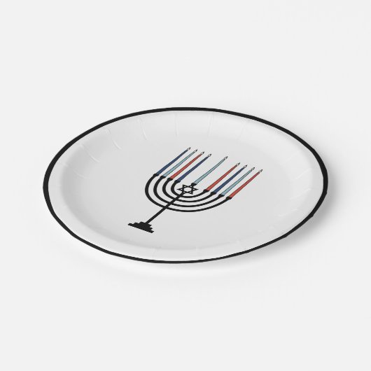 Hanukkah Menorah Holiday Paper Bord (Gekanteld)