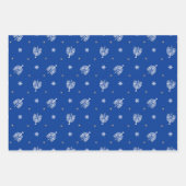 Hanukkah Menorah Inpakpapier Vel (Voorkant 3)