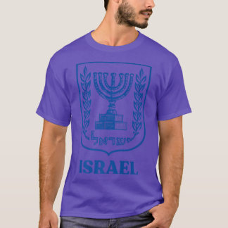 Hanukkah Menorah Israel Israel Israel Judaism Hebr T-shirt