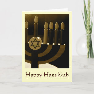 Hanukkah Menorah Kaart