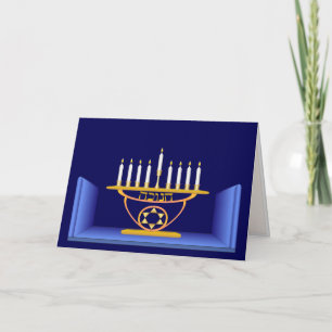 Hanukkah Menorah Kaart