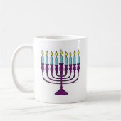 Hanukkah Menorah Koffiemok (Links)