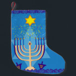 Hanukkah Menorah kous Kleine Kerstsok<br><div class="desc">"hanukkah menorah ", "happy hanukkah", menorah, "ster van david", "chanukah jewish", Hanukkah, "joodse feestdagen", chanukah, hannukah, chanukkah</div>