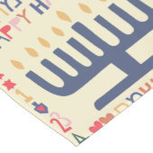 Hanukkah Menorah Lange Tafelloper (Hoek)