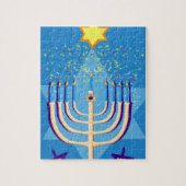 hanukkah menorah legpuzzel (Verticaal)