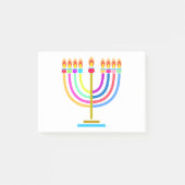 Hanukkah Menorah Lights Holiday Post-it® Notes (Voorkant)