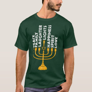 Hanukkah Menorah Lights T-shirt