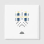 Hanukkah Menorah Magneet<br><div class="desc">Deze menorah is een geweldig ontwerp voor je Hanukkah-vieringen.</div>