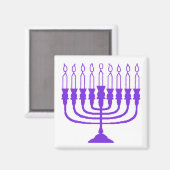 Hanukkah Menorah Magneet (Voorkant / Achterkant)