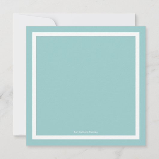 Hanukkah Menorah met kaarsen in Polka Dot Kaart (Achterkant)